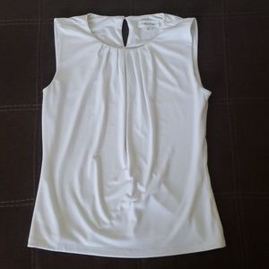Women's Calvin Klein white sleeveless blouse 4